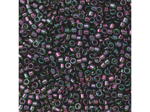 TOHO Aiko 11/0 Spinach Gold Luster Precision Cylinder Seed Beads, 4g Pack